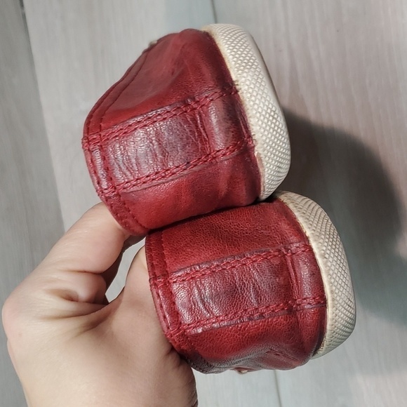 Frye Womens Melanie  Leather Burn red  Comfort Loafer Flats shoes sz 8M - Picture 7 of 15